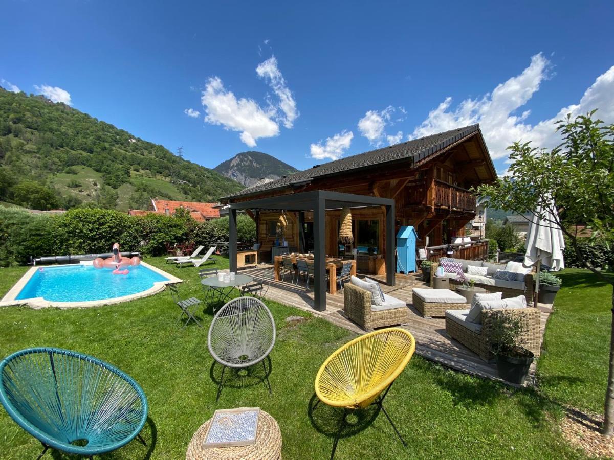 Grand Chalet A La Montagne Бур-Сен-Морис Экстерьер фото
