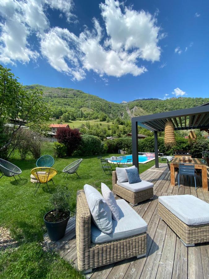 Grand Chalet A La Montagne Бур-Сен-Морис Экстерьер фото