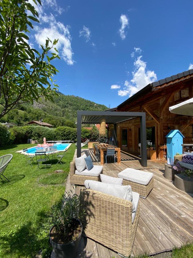 Grand Chalet A La Montagne Бур-Сен-Морис Экстерьер фото