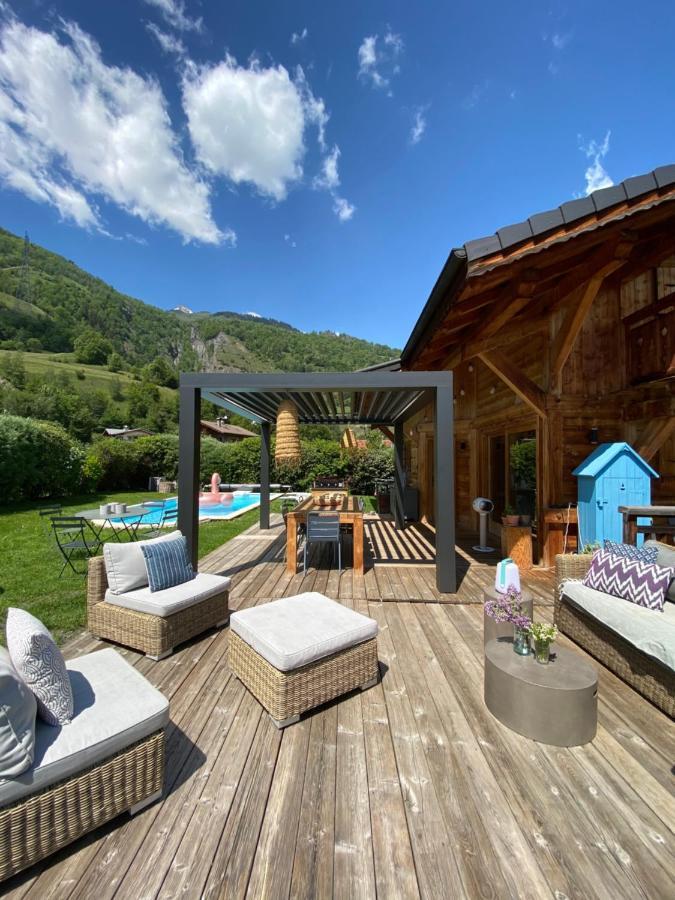Grand Chalet A La Montagne Бур-Сен-Морис Экстерьер фото