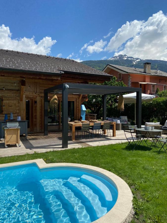 Grand Chalet A La Montagne Бур-Сен-Морис Экстерьер фото