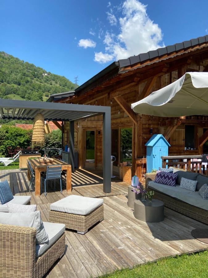 Grand Chalet A La Montagne Бур-Сен-Морис Экстерьер фото