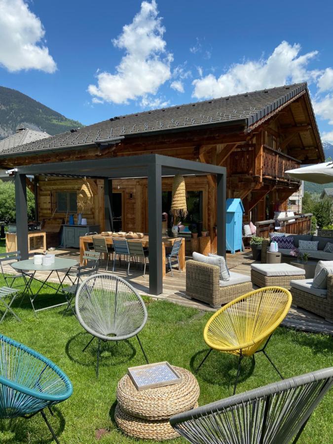 Grand Chalet A La Montagne Бур-Сен-Морис Экстерьер фото