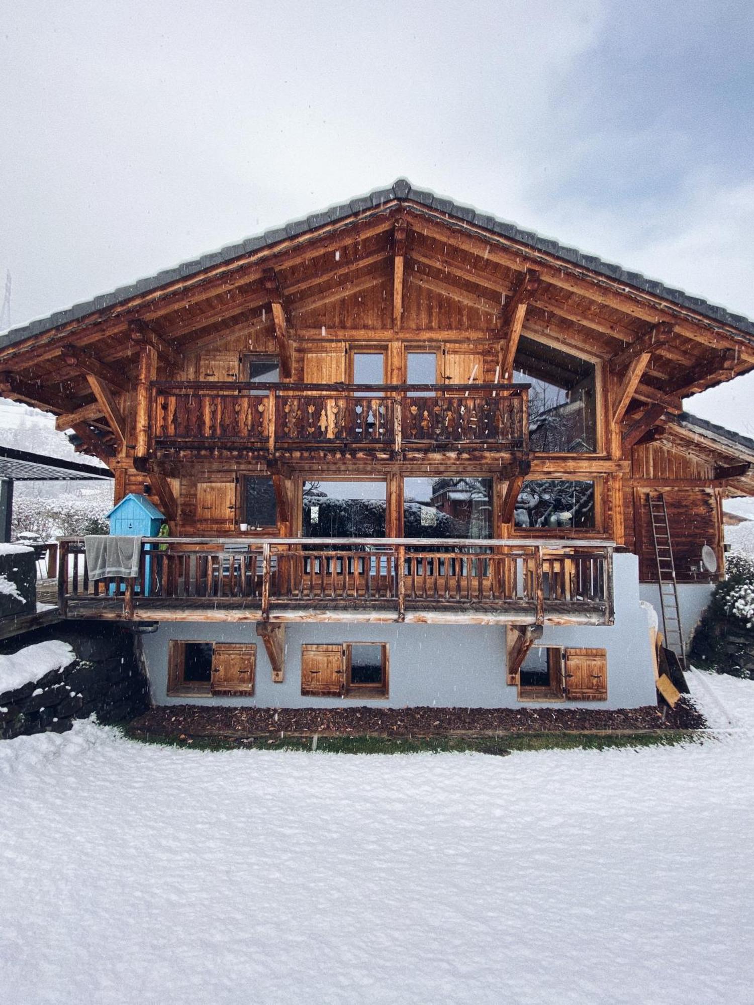 Grand Chalet A La Montagne Бур-Сен-Морис Экстерьер фото